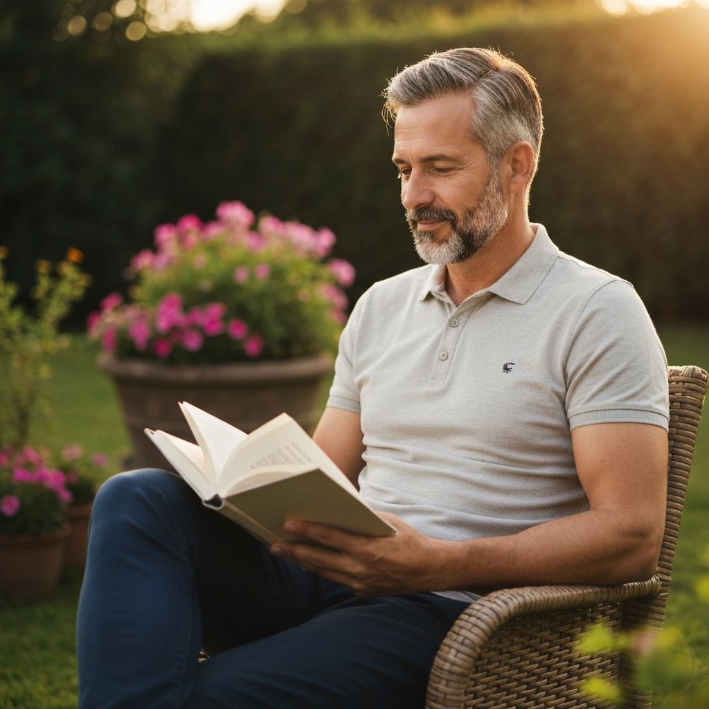 Особа која чита књигу у природном светлосу, мирно тренутак